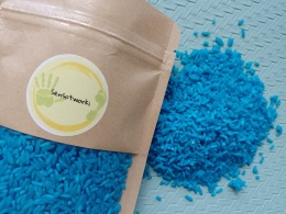 Kolorowy ryż - niebieski