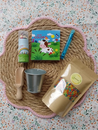 Mini zestaw do zabaw sensorycznych KOLOR - mix barw
